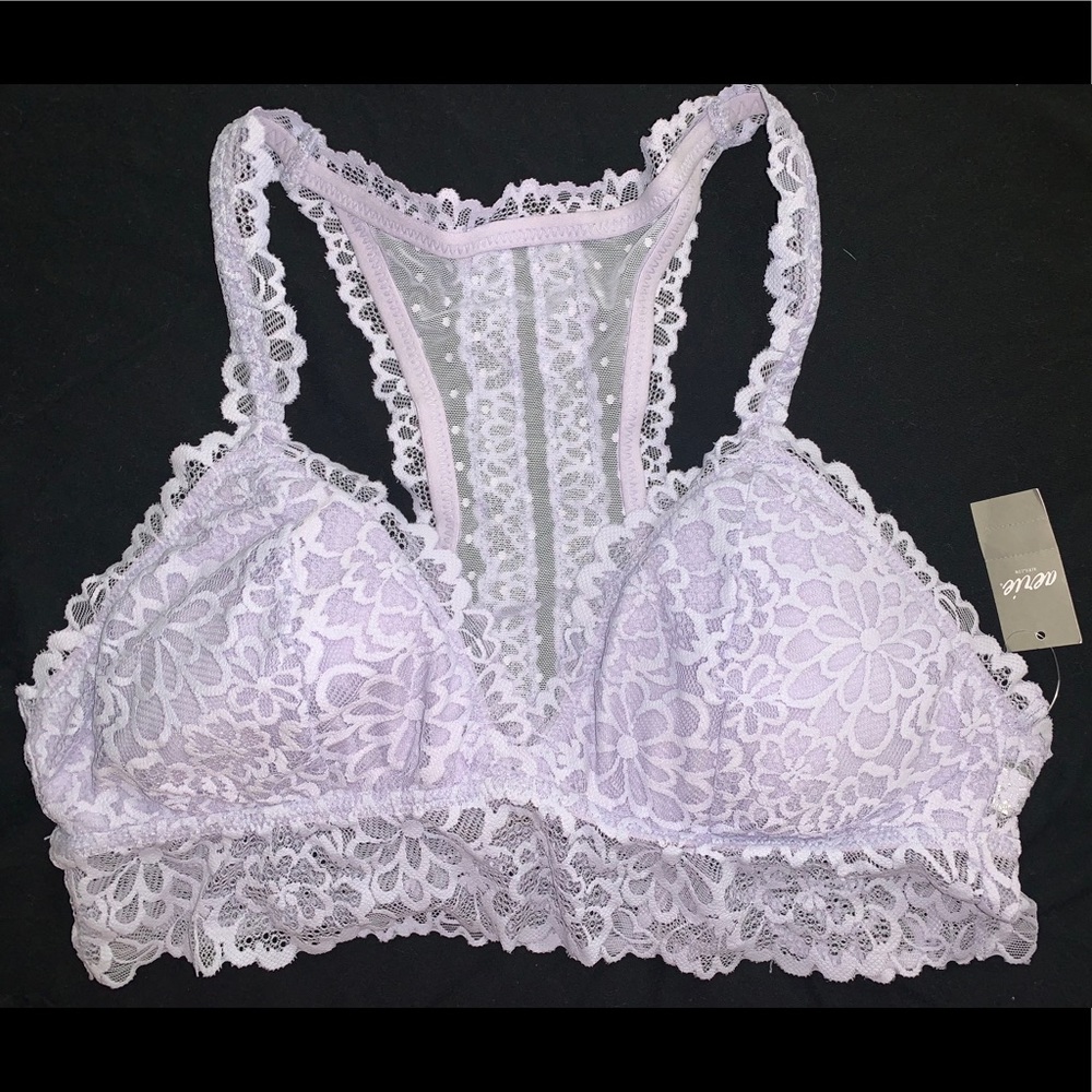 Racerback Lilac Bralette
